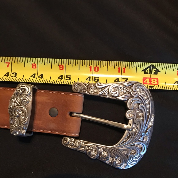 Tony Lama Rhinestone Belt - Picture 6 of 8